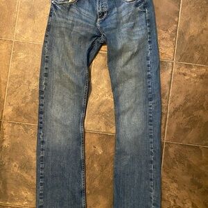 Wrangler Men's Classic Straight Blue Jeans